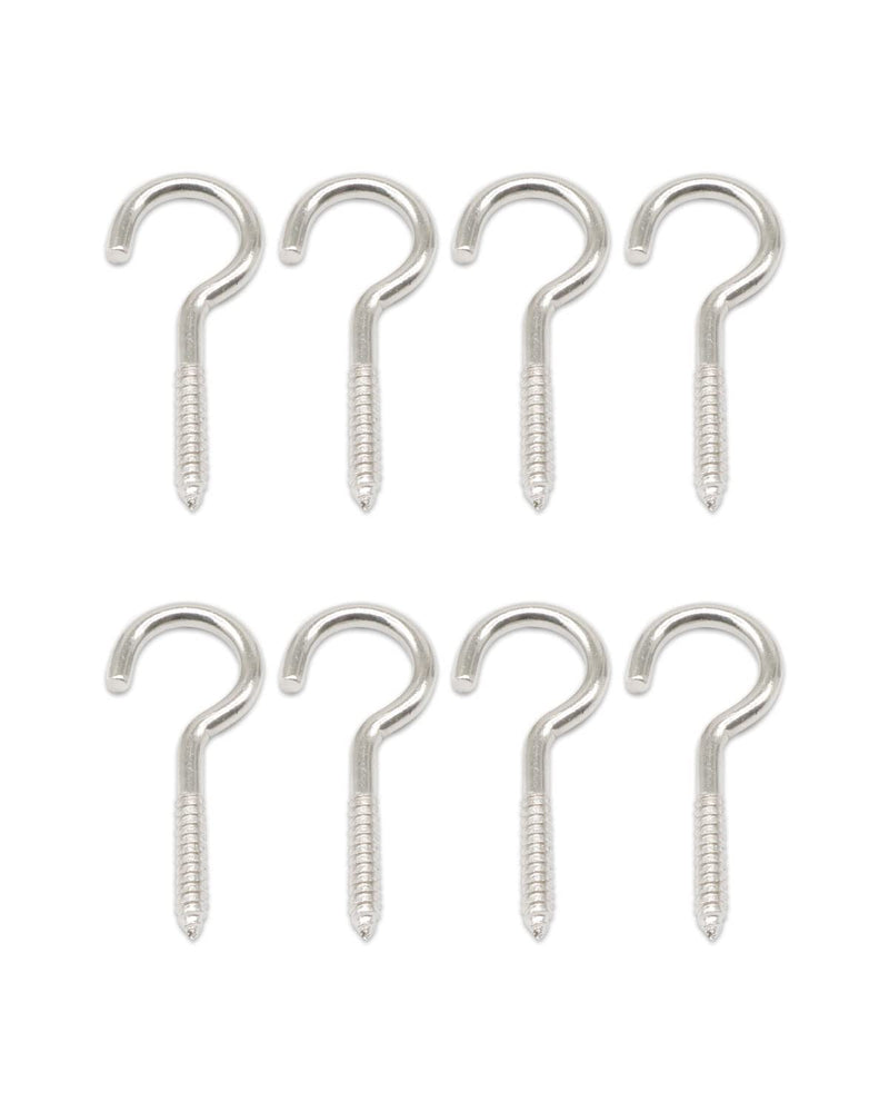 [Australia - AusPower] - 50 Pcs 1-5/8 Inch Eye Hooks Screw in Heavy Duty, Stainless Steel 304 M3 Eye Bolts Screw, Anti-Rust Self Tapping Eye Lag Screws Eyelet Screw for Wood, Securing Cables Wires | by IMSCREWS M3 x 1-5/8" 50 