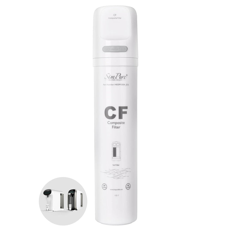 [Australia - AusPower] - SimPure Y7/Y7P Series CF Filter Replacement Cartridge for SimPure Y7, Y7P-W, Y7P-BW, 6 Months Replacement Cartridge (1 Pack) Y7/Y7P-CF-Filter 