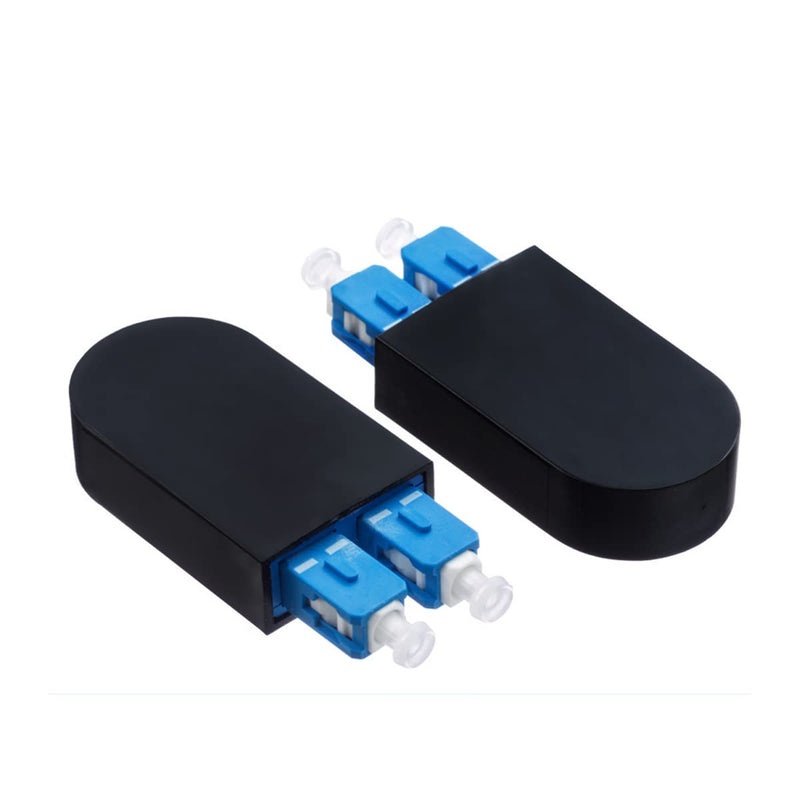 [Australia - AusPower] - 2pcs Loopback Adapter, Single Mode Fiber Optic Loopback Adapter, Interface Circuitors Signal Loopback Connector (SC/UPC, Single Mode) SC/UPC 