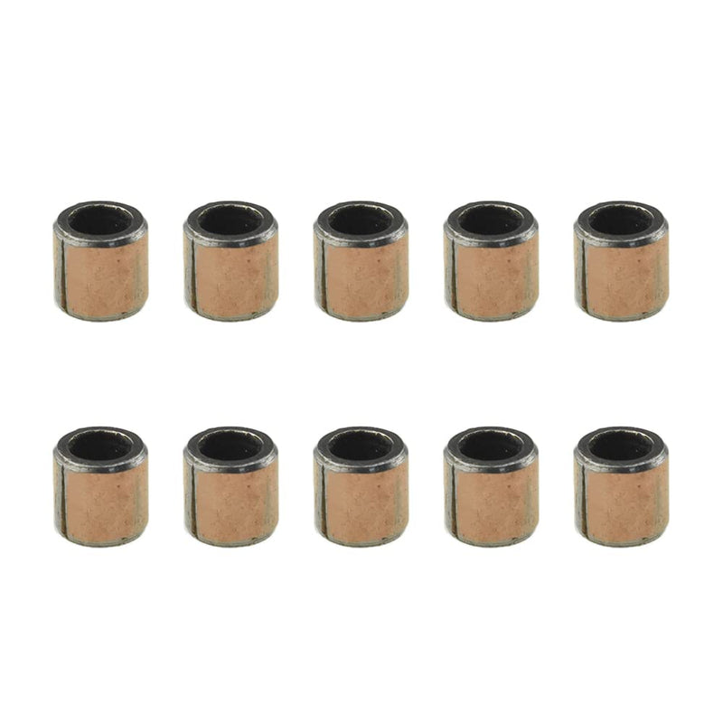 [Australia - AusPower] - Sleeve Bushing Bearing 3mm Bore x 5mm OD x 5mm Length Bronze No Oil Good Friction No Rattle Tight Secure Welded Seam Close Tolerances for Shock Eyelets Exhaust Header Bolts 3D Printed 10Pcs 3x5x5mm(Bronze)-10pcs 10 