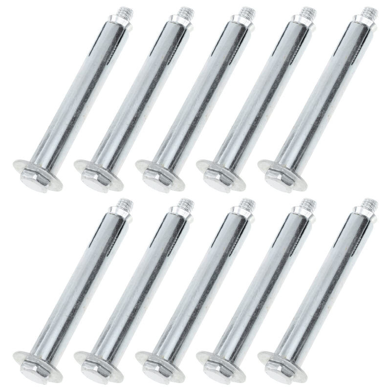 [Australia - AusPower] - POPETPOP Screws Steel Spikes Bolt Anchors for Bumps, 10pcs Expansion Bolt Asphalt Concrete Roads Anchor Bolt for Driveway Bolts 