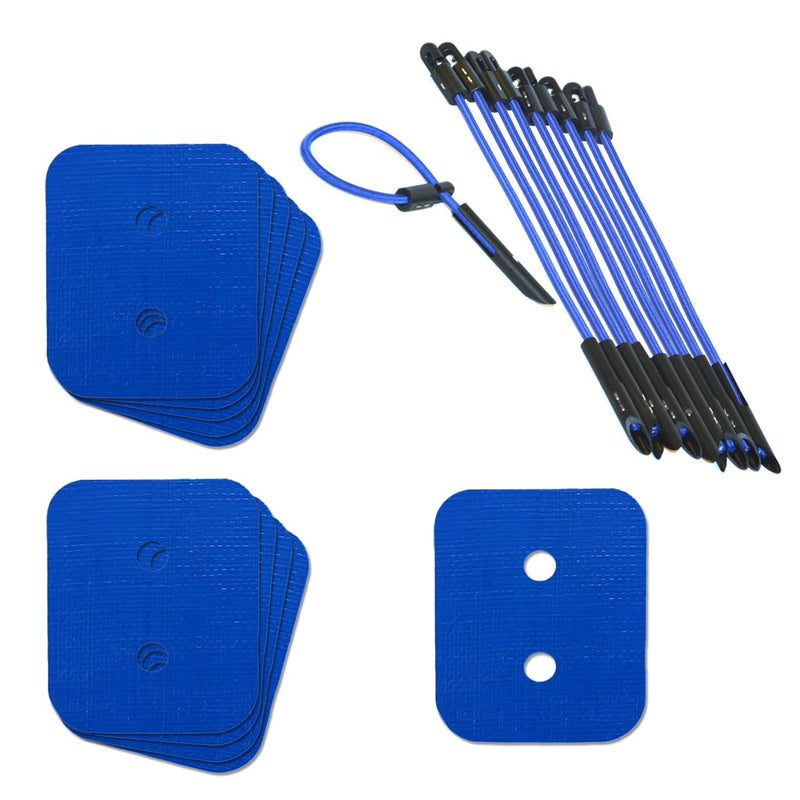 [Australia - AusPower] - Extra Attachment Points for tarps - Double Eyelet Strength, Repair tarp Eyelets, Tarpaulin Grommets kit, Tarpaulins Protection, 10-Pack (1260) 1260 