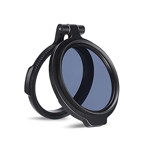 Andoer Quick Filter System 49mm Camera Lens ND Filter Ring Metal Adapter Compatible with Canon Nikon Sony Olympus DSLR Cameras