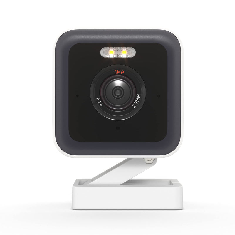 [Australia - AusPower] - WYZE Cam v3 Pro 2K Indoor/Outdoor Wi-Fi Security Camera with Color Night Vision, Edge AI, Integrated Spotlight & Siren, 2-Way Audio, Compatible with Alexa & Google Assistant, White 