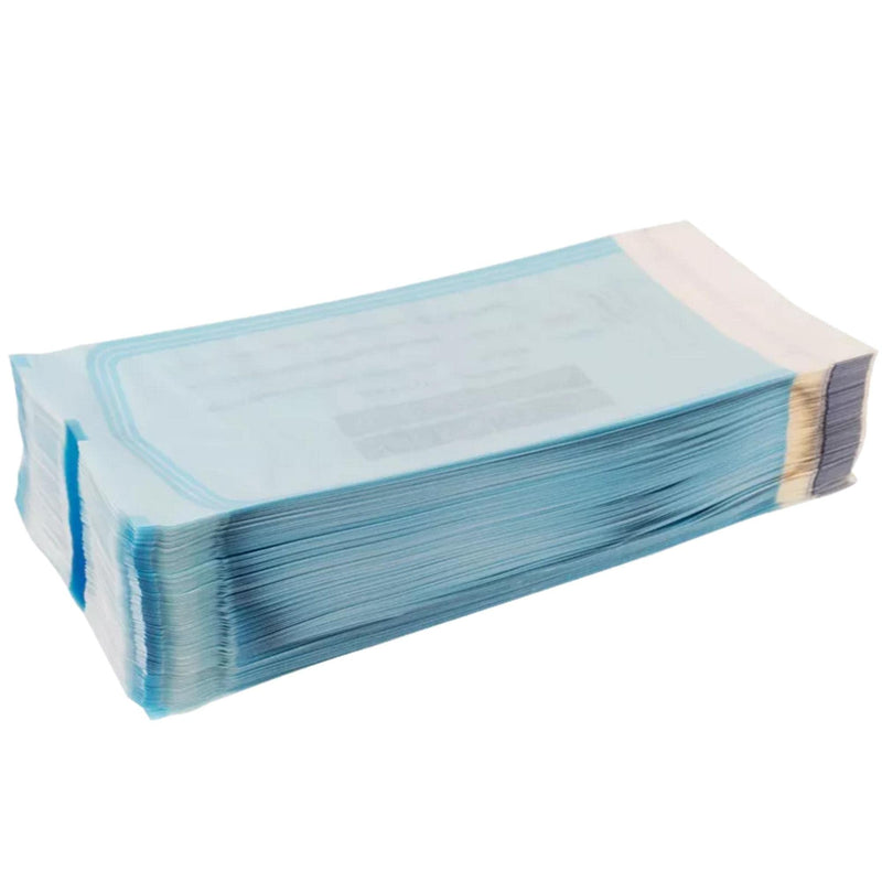 Self-Adhesive Sterilisation Bags, Pack of 200, Self-Sealing Bag for Sterilisation for Dental, Tattoo or Manicure Tools (90 x 260 mm) 90*260mm