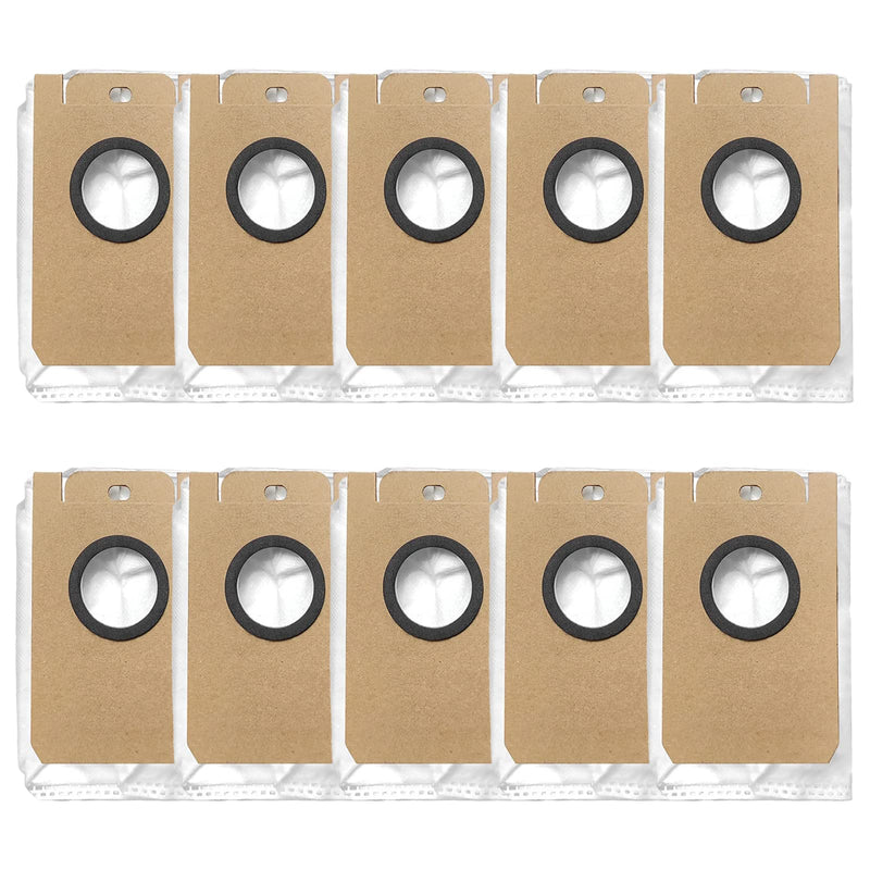 10 Packs Dust Bgas for Ionvac SmartClean V4 Self Emptying Robot Vacuum Cleaner Replacement 10 Vacuum Bags