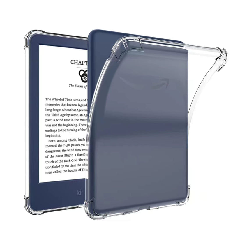 [Australia - AusPower] - Clear Case Compatible for 6" Kindle 11th Generation 2022 Release (NOT FIT Kindle Paperwhite/Oasis),Thin Slim Soft Flexible Silicone TPU Rubber Cover for Kindle 11th Gen 2022 (Transparent) Transparent 