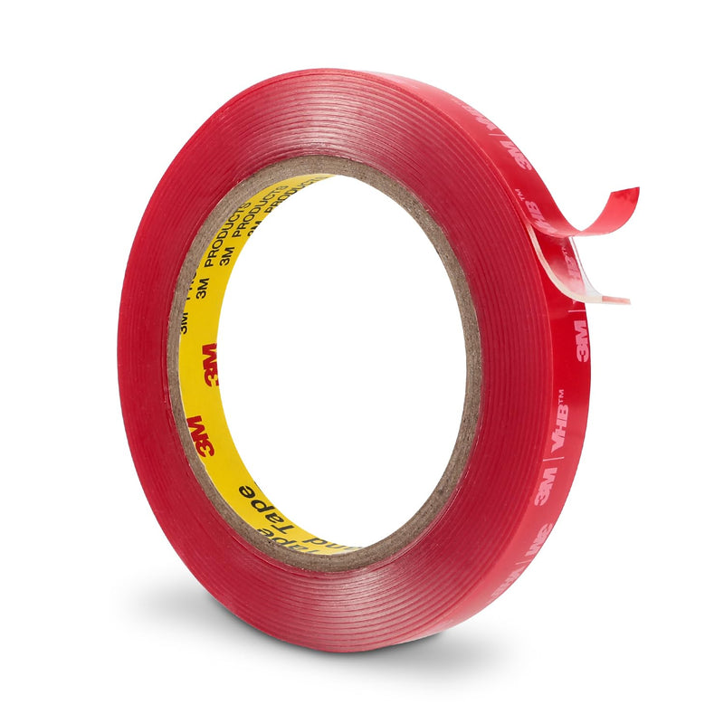 [Australia - AusPower] - 3M VHB Double Sided Tape 0.5''x15.4Ft Clear, Heavy Duty Mounting Tape 4910 Adhesive Waterproof Foam Tape for Automotive Car Home Office Deco, 0.04in Thick Width 0.5" 