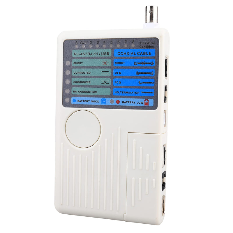 [Australia - AusPower] - Multifunctiona Network Cable Tester 4in1 Remote USB BNC Rj11 Rj45 LAN Phone Cable Testing UTP STP Wire Tester Meter Tracker Tool 2pcs 