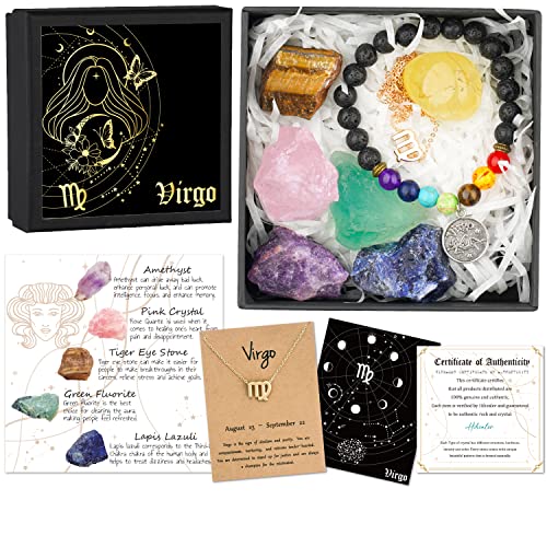 Hihealer Witchy Zodiac Gifts for Women, Spitual Birthday Gifts for Women Virgo