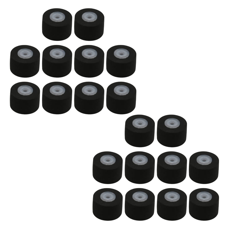 [Australia - AusPower] - BQLZR Recorder Pinch Rollers Bearing Guide Pulley Wheel 10x6.5x1.5mm Black Pack of 20 