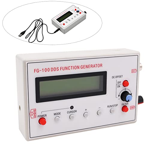 1HZ-500KHZ DDS Signal Generator Frequency Generator Output Waveform - Sine Wave Square Wave Triangle Shaft Forward Sawtooth Shaft Reverse Sawtooth Shaft