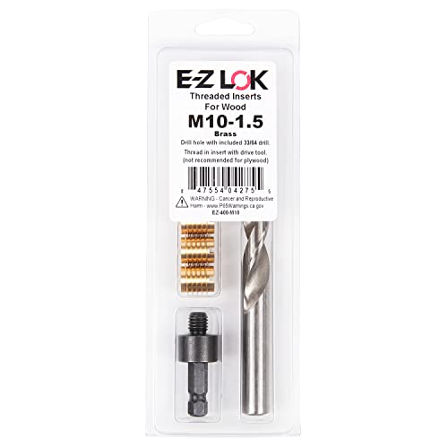 E-Z LOK EZ-400-M10 M10-1.5 thread repair kit with nut inserts