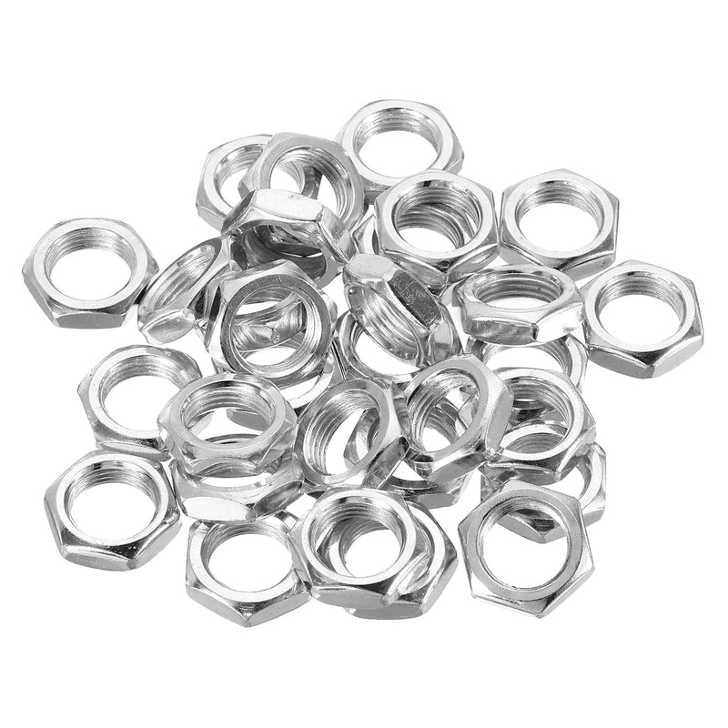 [Australia - AusPower] - PATIKIL M12 x 1.0 Steel Hex Nuts, 30 Pack Metric Thread Zinc Plated Finished Hardware Nuts Screw Bolt Fasteners 5mm Height 