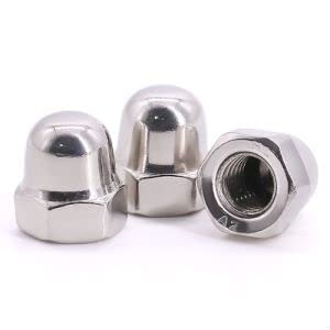 [Australia - AusPower] - M12-1.75 (10 Pcs) Acorn Cap Nut, 304 Stainless Steel 18/8, Hex Drive, Hex Dome Head Cap Nut, DIN1587 M12-1.75 10 