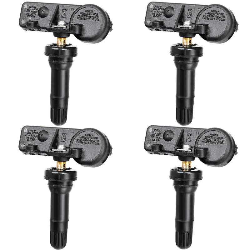 56029398AB TPMS Sensors Replacement for Chrysler Jeep Fiat Dodge Ram, Fits Charger Challenger Grand Cherokee Wrangler Tire Pressure Monitoring System OE#68142397AA 68241067AA 68241067AB 433MHz, 4Pcs