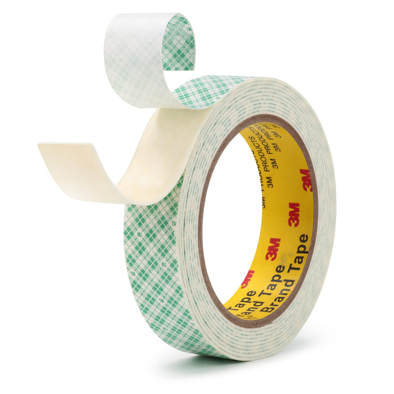 [Australia - AusPower] - 3M Double Sided Foam Tape 1.0"×10Ft 0.06" Thick White Double Coated Strong Adhesion Polyurethane Tape for Bonding Mounting Nameplates DIY Card 1.0"x10Ft 