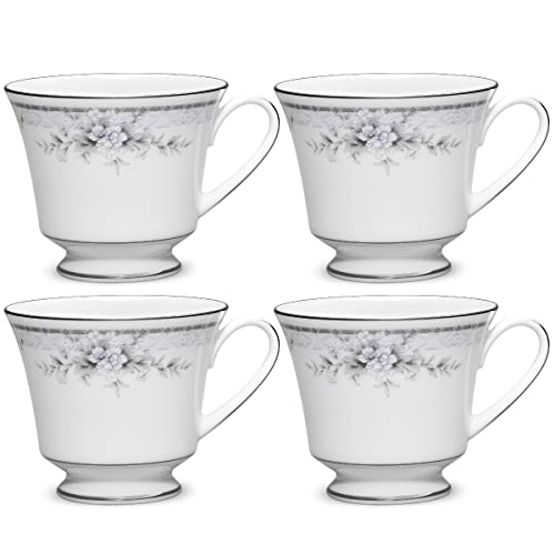 Noritake Sweet Leilani Set of 4 Teacups, 8 oz.