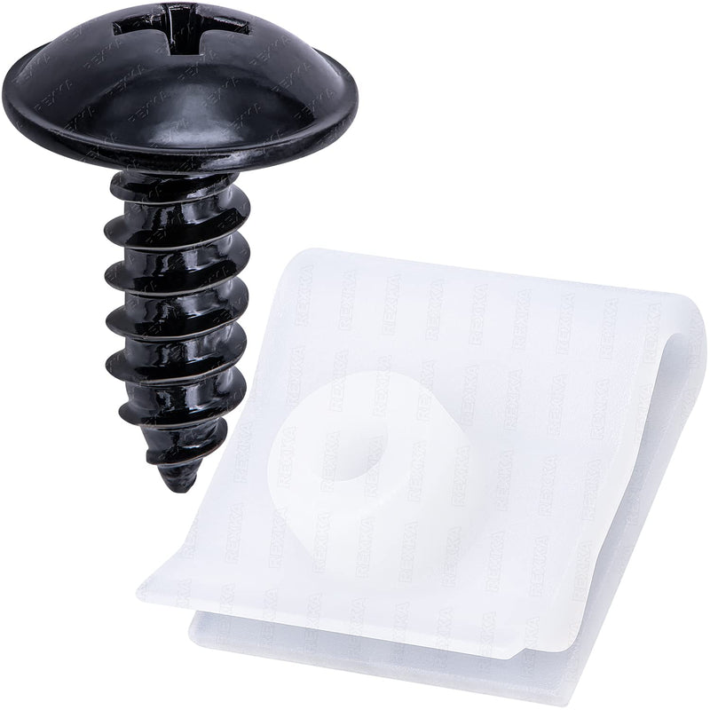 Rexka 20 Sets Fender Liner Screw & Grommet Kit for Nissan Infiniti 01454-N5061 76882-0M000 Altima Armada Frontier Maxima NV Pathfinder Quest Rogue Sentra Xterra G20 I30 I35 QX56 QX60
