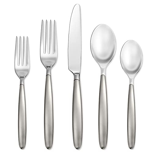 Tidal Frosted (Forged) 18/0 5pc Set 5-Piece Flatware Set