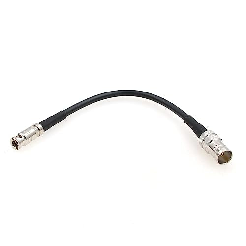 Video Cable High-Density HD Micro BNC Male to Standard BNC Female for Blackmagic Design 5 Video Assist Monitors 15CM