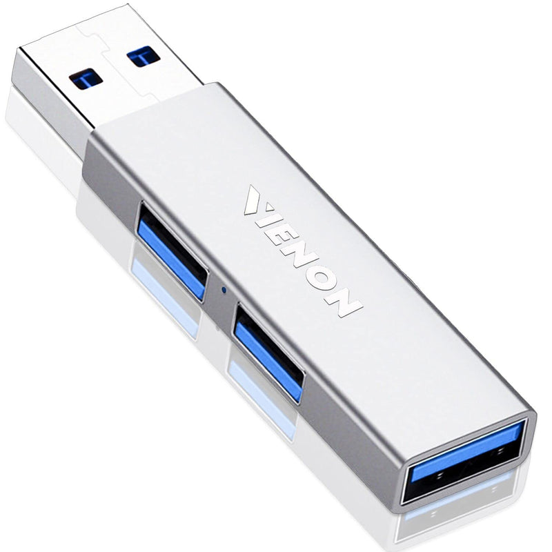 [Australia - AusPower] - USB 3.0 Hub, VIENON Aluminium 3-Port USB Hub USB Splitter USB Expander for Laptop, Xbox, Flash Drive, HDD, Console, Printer, Camera,Keyborad, Mouse Expand 3 USB 