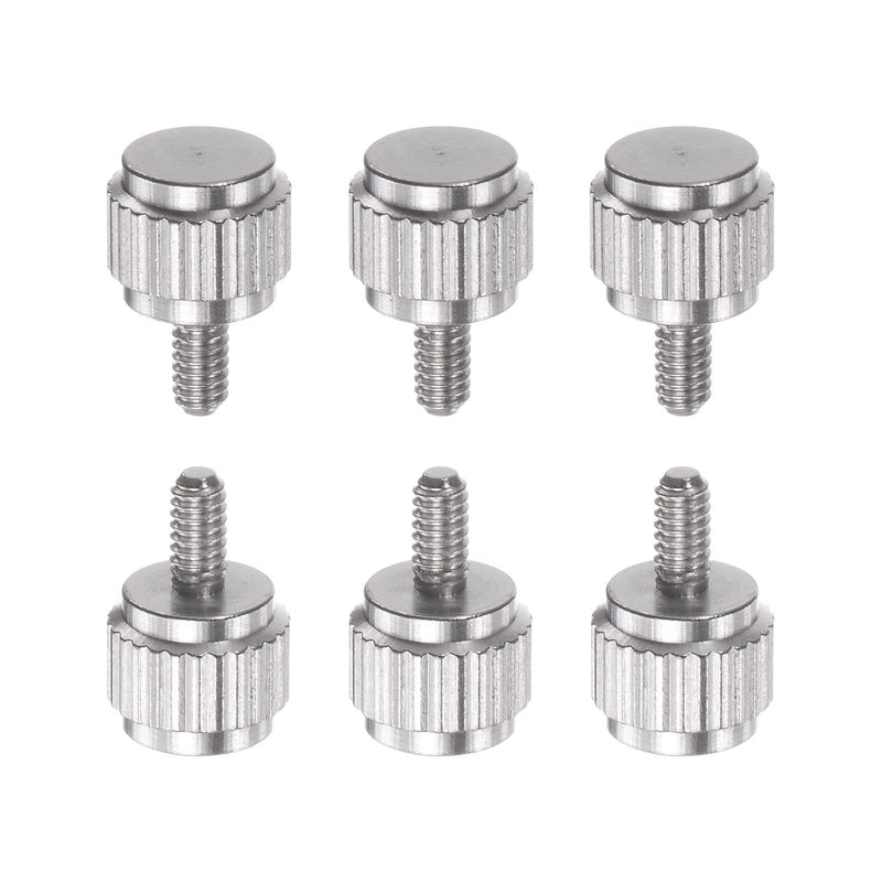 [Australia - AusPower] - 10pcs Vernier Calipers Locking Screws M2x4mm Round Flat Head Knurled Thumb Knob Bolts 