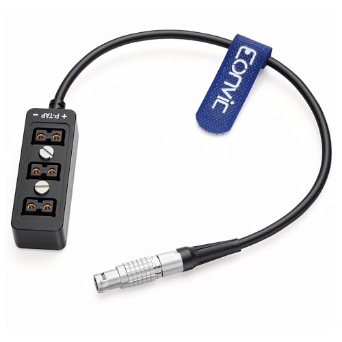 6 Pin Power Splitter Cable 14.8V Output for DJI Ronin 2 to 3 Port D-Tap P-Tap HUB Adapter Cable for Monitor Camera 30CM