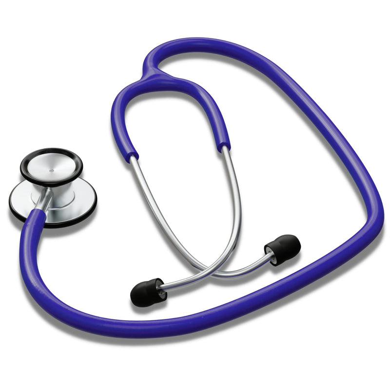 [Australia - AusPower] - HCS Blue Stethoscope - Premium Stainless Steel, Dual Head Medical Stethoscope for Nurses, Doctors, Veterinary - 22 inch Tubing 