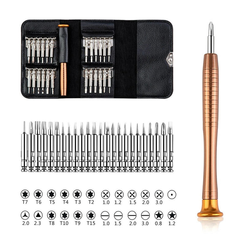 [Australia - AusPower] - DJI Repair Screwdrivers Tool Set for DJI Mavic 2/2S Phantom 3 4/4 Pro Mavic 2/3 Mini 2/SE/Mini 3 /Mini 3 Pro Spark Avata Drone and Other Electronics Devices Universal Screwdriver 25 In 1 