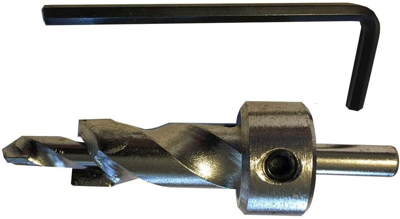 [Australia - AusPower] - 1/2" x 2" Depth w/ 1/4" Pilot. Combo Drill Bit, for Install of Hurricane Sidewalk Bolts, 