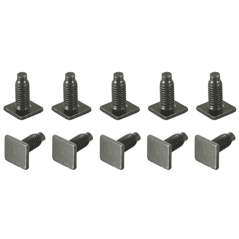 [Australia - AusPower] - uxcell Square Head Bolt, 10pcs M6x15mm Fully Thread Carbon Steel Grade 8.8 Square Machine Screws 10 