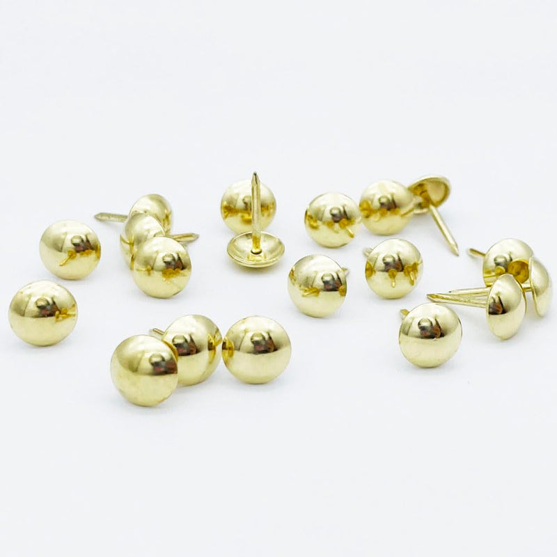 [Australia - AusPower] - Let's Decorate 200PCS Upholstery Tacks, Decorative Tacks for Sofa, Furniture Metal Thumb Tacks, Home DIY Decorative Nail Heads Nails (9.5mm Golden) Ld917200p-a 