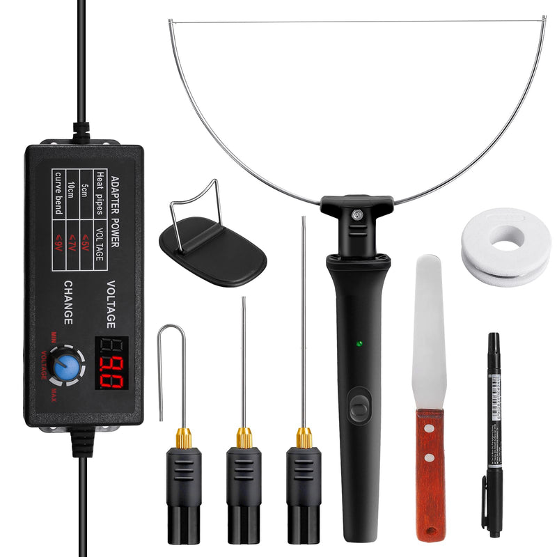 [Australia - AusPower] - Hot Foam CutterFoam Cutter Electric Cutting Machine Pen Tools Kit with 110-240V/0-28W Digital Voltage Controller Electric Cutting Machine Pen Tool 