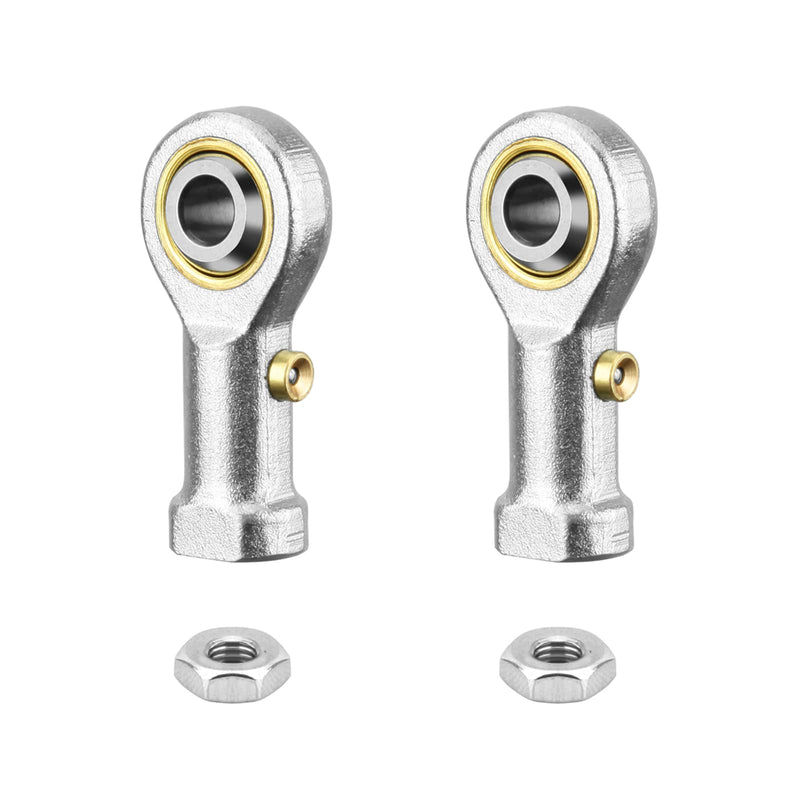 [Australia - AusPower] - PHSB4 Rod End Bearing 1/4 Inch Bore and 1/4-28 Right Hand Thread, Self-Lubricating Female Heim Joint Rod Ends, Includes Jam Nuts 2pcs 