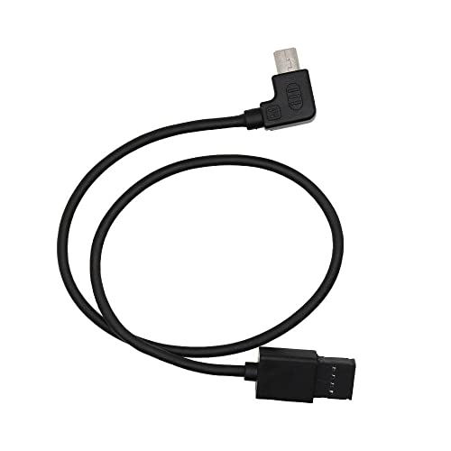 Replace for DJI Ronin-S Camera Control Cable for Canon 6D2, 5D3, 80D, 6D, 800D, 70D, 77D, 200D (MCC to Mini) Elbow
