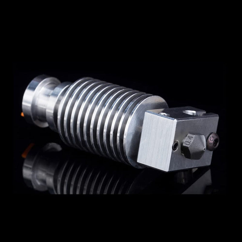 V6 All Metal Hotend,V6 Heater Block,Hardened Steel Nozzle 0.4mm,Titanium Alloy Heatbreak for V6 Hotend,Prusa i3 MK3S MK3 MK2 MK2S 3D Printer Hotend. V6 All Metal Hotend Hardened Steel Nozzle Kit
