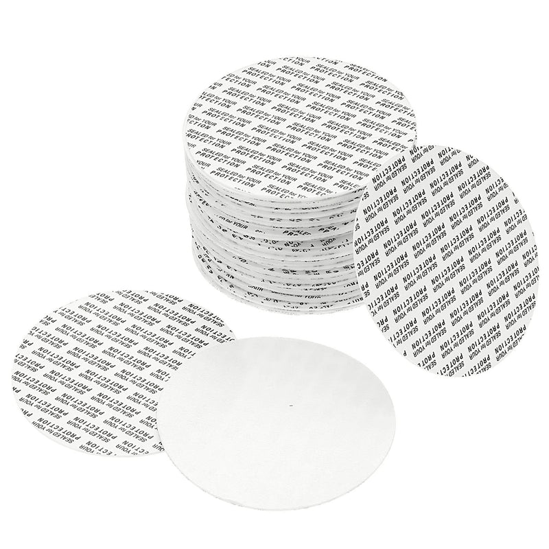 [Australia - AusPower] - PATIKIL 89mm/3.5" Foam Lid Liner, 150 Pack PS Foam Resistant Tamper Pressure Sensitive Seal for Bottle Cap Liners Seals 89mm/3.5" 