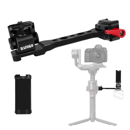 Metal Monitor Handle Phone Holder Compatible for DJI RS5-RS Stabilizer