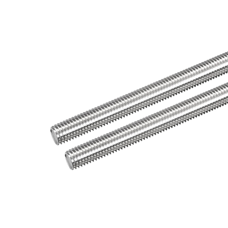 MECCANIXITY Fully Threaded Rod M10 x 450mm 1.5mm Thread Pitch 304 Stainless Steel Right Hand Threaded Rods Bar Studs 2 Pack