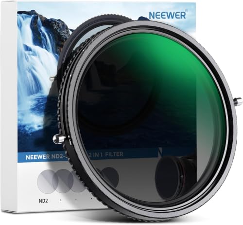 NEEWER 2 in 1 82mm Variable ND Filter (ND2-ND32) & CPL Filter