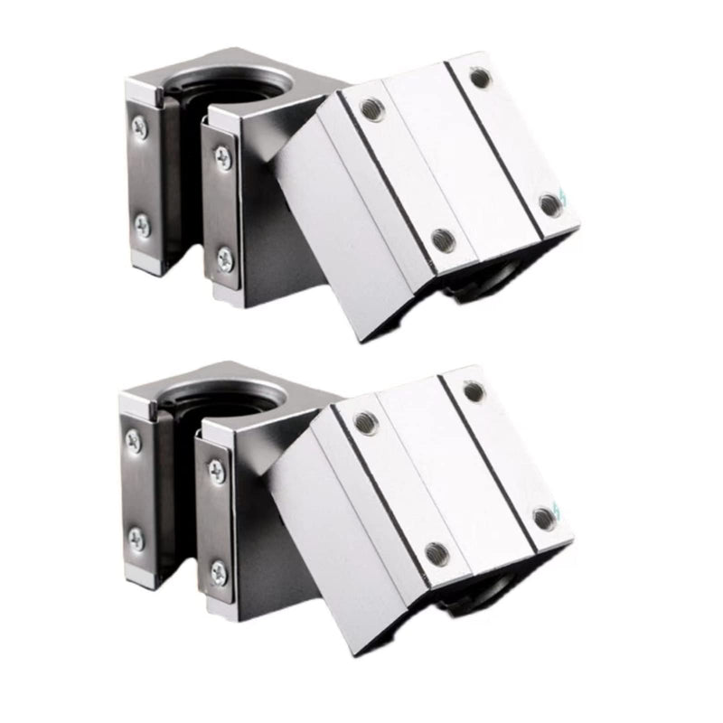 [Australia - AusPower] - SBR16UU Bearing Blocks, 4Pcs 16mm Open Sliding Ball Bearing Block for SBR16 Linear Motion Shaft Guides Slide Rails as CNC Linear Rail Kit SBR16UU 