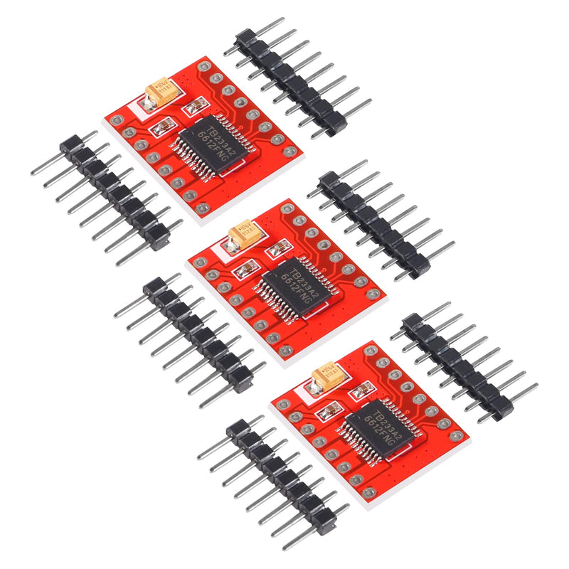 [Australia - AusPower] - DIANN 3pcs TB6612FNG Dual DC Stepper Motor Driver Module 1.2A Peak 3.2A Better Than L298N 