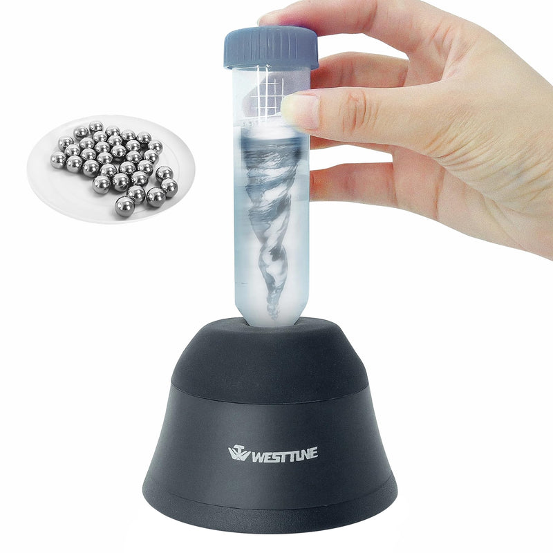 [Australia - AusPower] - 4000rpm Mini Vortex Mixer Lab Paint Shaker,Scientific Vortex Shaker with Touch Function for Eyelash Sharker Glue Adhesives Gel Polish and Test Tubes Vortex Mixing,Black BLACK 