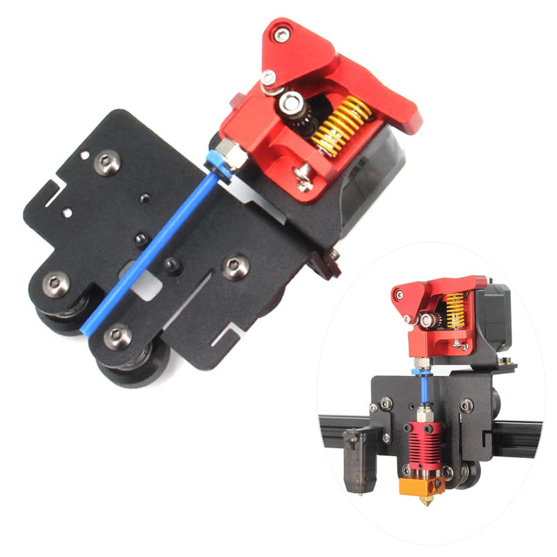 [Australia - AusPower] - Ender 5 pro Direct Drive Upgrade Kit Aluminum Plate with Dual Gear Extruder with Motor, Easy Print TPU Flexible Filament for Ender 5 (Aluminum Plate+Dual Extruder+Motor Kit) Aluminum Plate+Dual Extruder+Motor Kit 