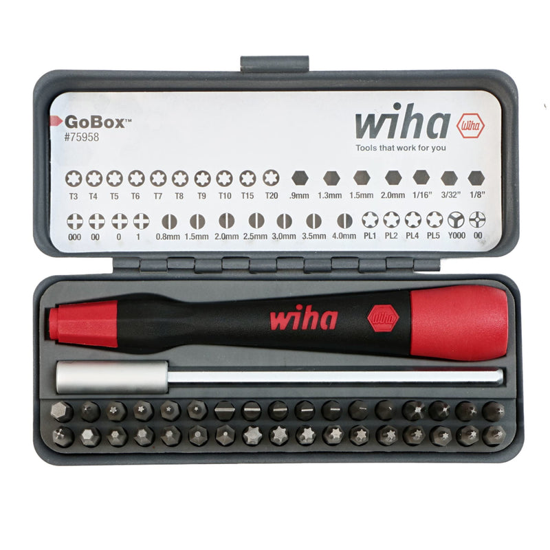 [Australia - AusPower] - Wiha 75958 Piece GoBox Precision Micro Bit Set FASTENER,BIT 