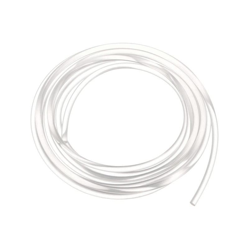 [Australia - AusPower] - Polyurethane Round Belts 5mm Dia 9.84ft(3 Meters) Length Smooth Surface PU Urethane Belt for Drive Transmission, White 5mmx3 Meters 