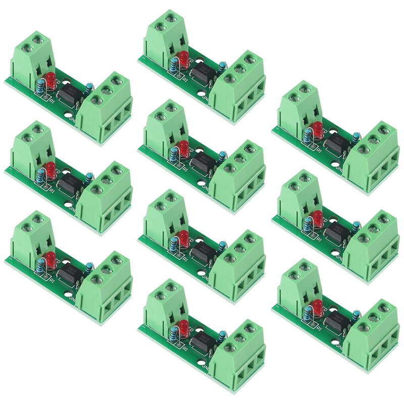[Australia - AusPower] - 4pcs 1CH Optocoupler PC817 1 Channel Isolation Board Voltage Converter Adapter Module 3.6-30V Driver Photoelectric Isolated Module (10pcs 1CH Optocoupler) 10pcs 1CH Optocoupler 