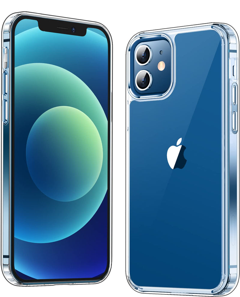 [Australia - AusPower] - Temdan for iPhone 12 Case & iPhone 12 Pro Case, [Not Yellowing] [Ultra Slim] Lightweight Thin Shockproof Phone Case for iPhone 12 Case & iPhone 12 Pro Case-Clear Crystal Clear iPhone 12/12 Pro 