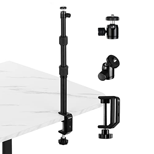 Selens Tabletop Camera Desk Mount Stand, 9.4"-18.5" with 1/4" Ball Head